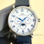 Swiss Grade IWC Portofino Perpetual Calendar Calibre 82650 Watches White Dial